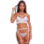Conjunto Lingerie Sensual Com Cinta Liga Cor Branca Tam M