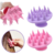 Escova Massageadora De Silicone Couro Cabeludo