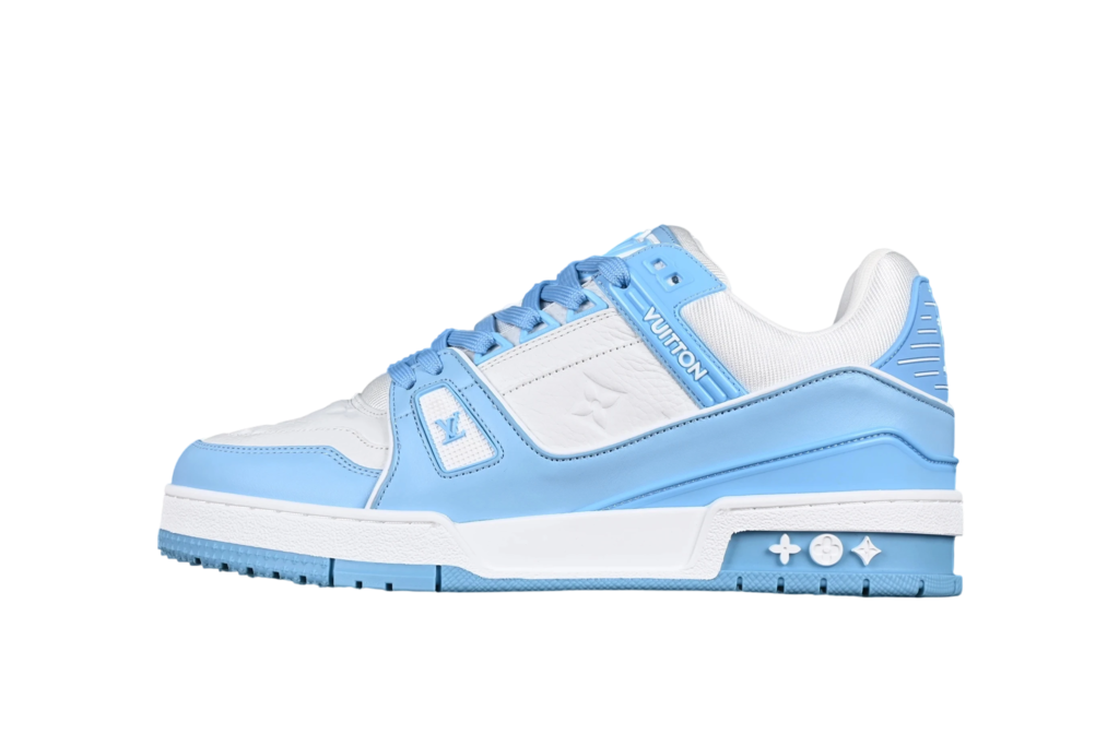 Louis Vuitton Trainer Low White Sky Blue