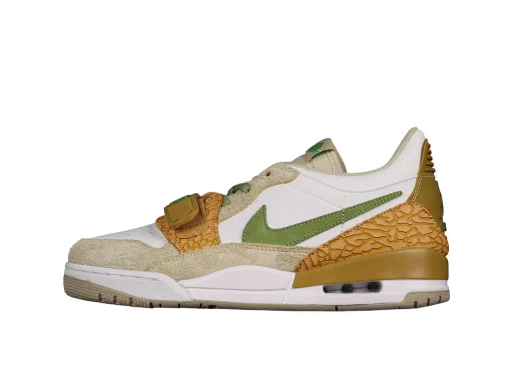 Jordan Legacy 312 Low Golden Moss Alligator