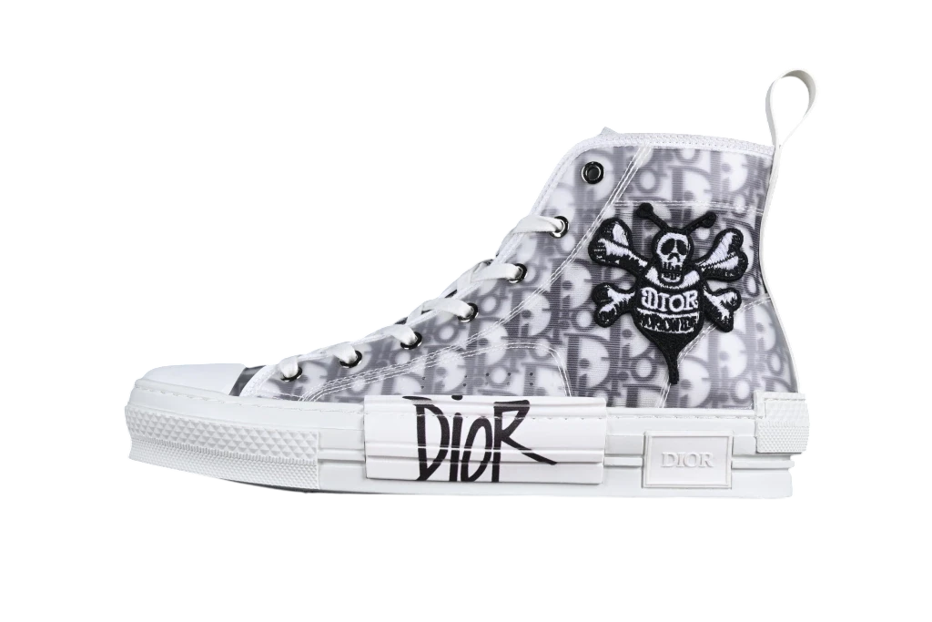 Dior And Shawn B23 High Top Bee Embroidery