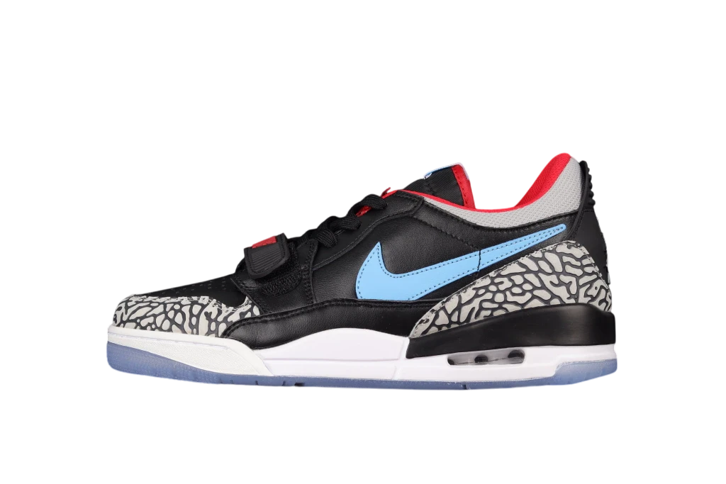 Jordan Legacy 312 Low Black Valor Blue
