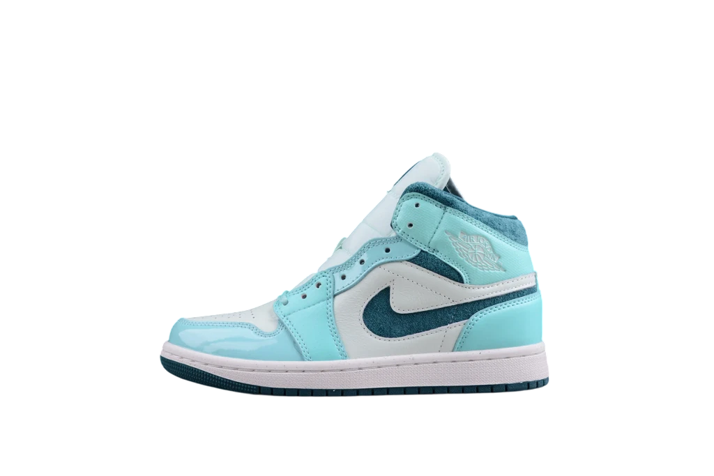 Jordan 1 Mid Chenille Bleached Turquoise