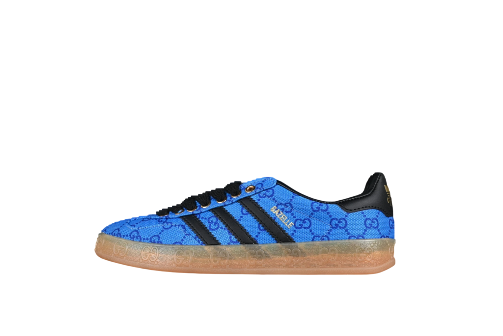 adidas x Gucci Gazelle Blue GG Monogram