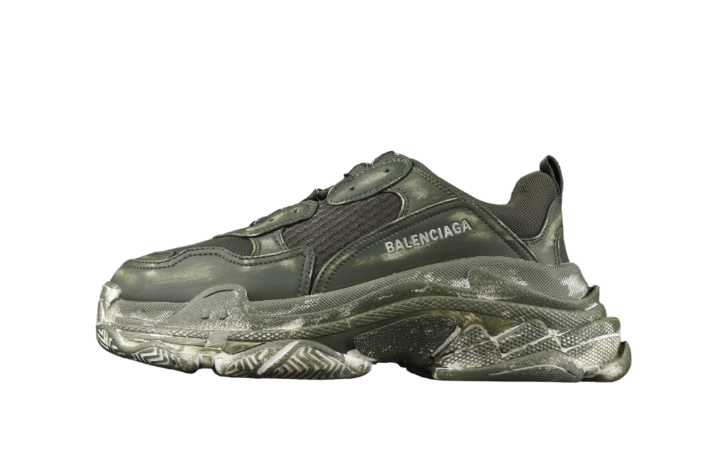 Balenciaga Triple S Faded Green