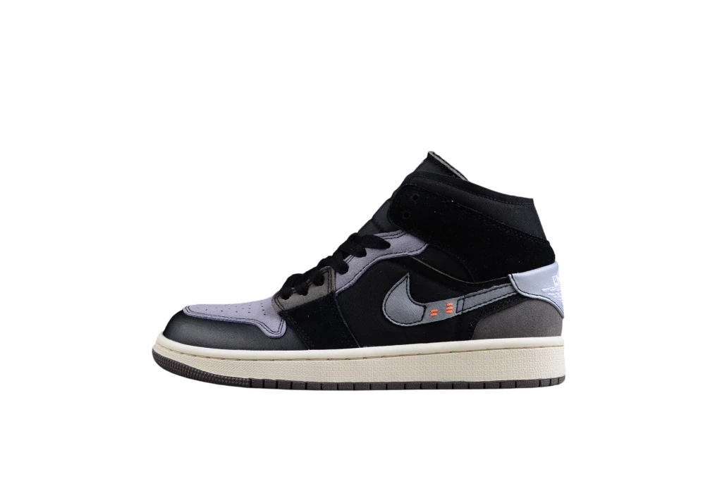 Jordan 1 Mid Craft Inside Out Black