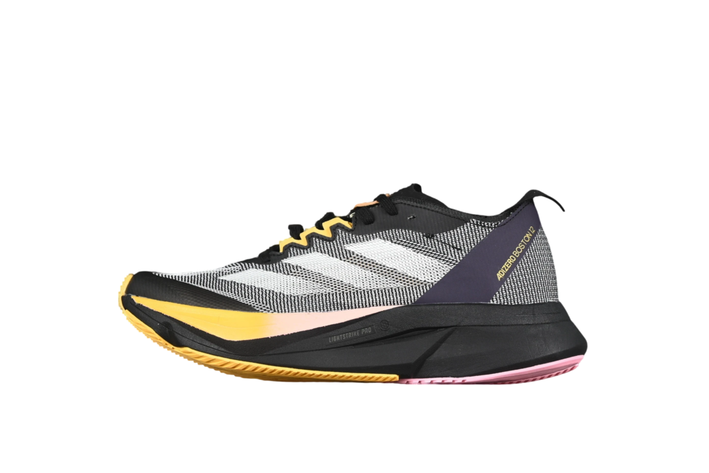adidas Adizero Boston 12 Core Black Zero Metalic Spark