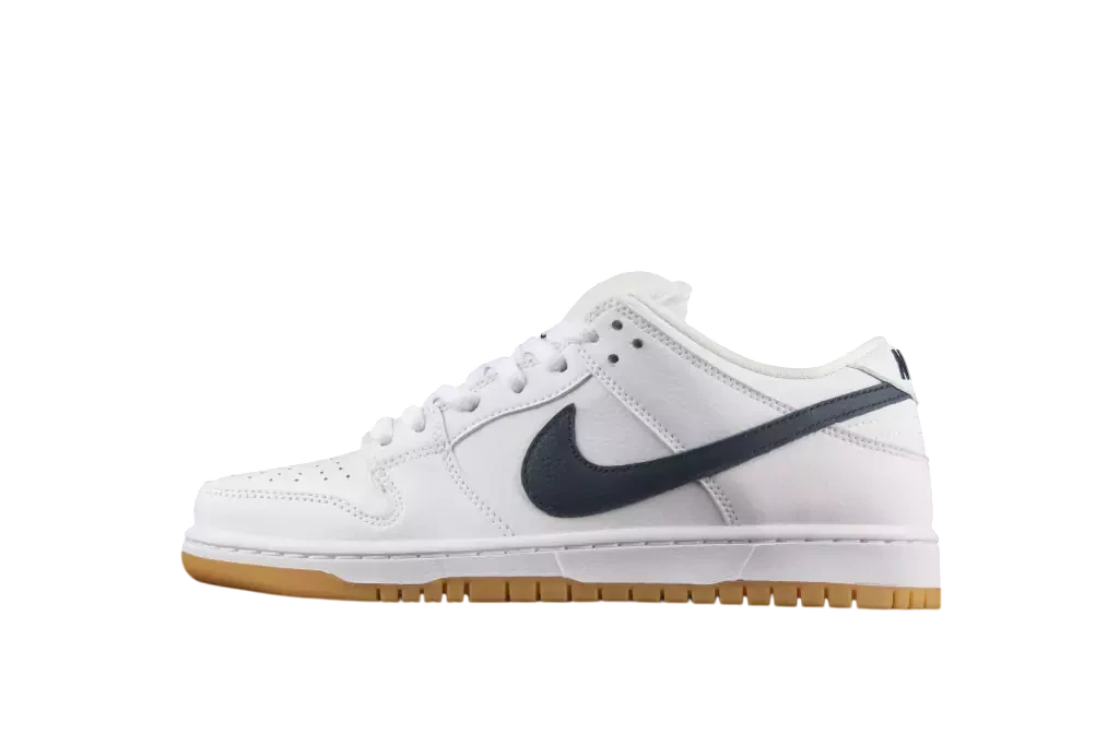 Nike SB Dunk Low Orange Label White Navy