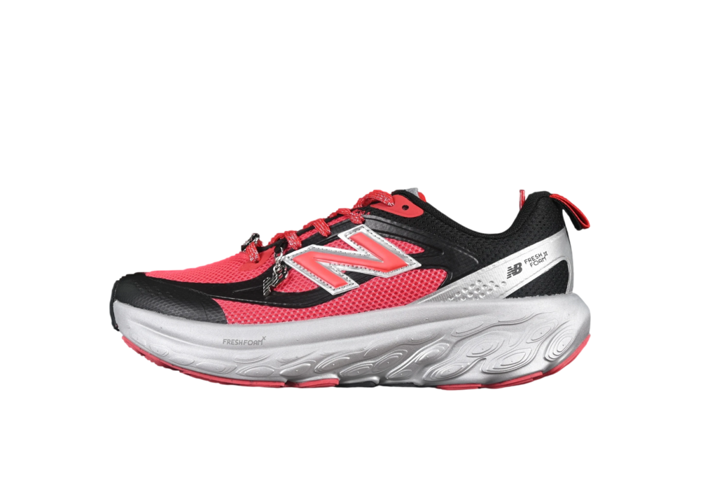 New Balance Fresh Foam Trainer GANNI Black Silver Metallic Red