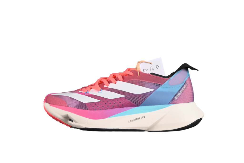 adidas Adios Pro 3 Signal Pink Cyan