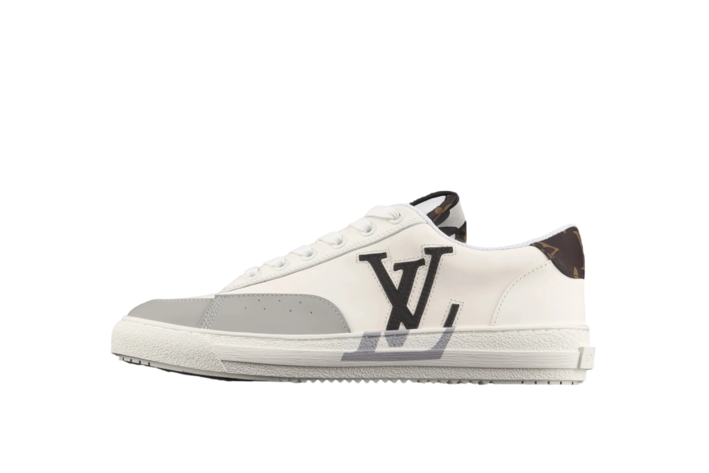 Louis Vuitton Charlie Trainers White Cacoa Brown Black