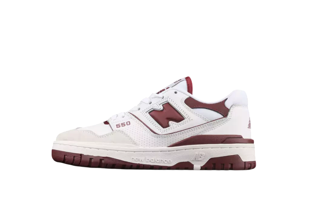 New Balance 550 Sea Salt Burgundy