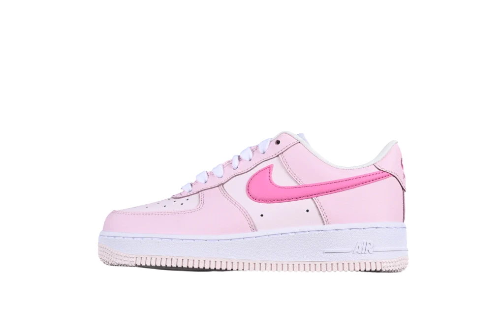 Nike Air Force 1 Pearl Pink Paw Print