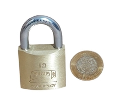 CANDADO DE LATON GANCHO CORTO 38mm NIVEL DE SEGURIDAD #4 , NIVEL DE CORROSION #3 12 PHILLIPS - comprar en línea