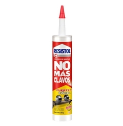 ADHESIVO DE MONTAJE RESISTENTE AL AGUA INTERIOR/EXTERIOR NO MAS CLAVOS 450GR RESISTOL