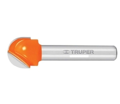 BROCA (FRESA) MADIA CAÑA CORTE 1/4" LARGO 10mm PARA ROUTER (FRESADORA) MOD.BROU-MC1/4 TRUPER