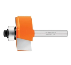 BROCA (FRESA) REBAJADORA CON BALERO CORTE 1 1/4" LARGO 13mm PARA ROUTER (FRESADORA) MOD.BROU-RB1-1/4X TRUPER