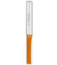 BROCA (FRESA) RECTA DE 2 FILOS CORTE 3/4" LARGO 20mm PARA ROUTER (FRESADORA) MOD.BROU-R2-3/4 TRUPER