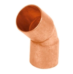CODO 1" x 45° COBRE
