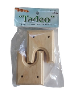 CORTINERO DE MADERA TADEO NO.16