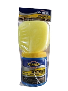 CREMA DE SILICON, RENOVANTE PROTECTOR DE VINIL Y PLASTICO FAMER
