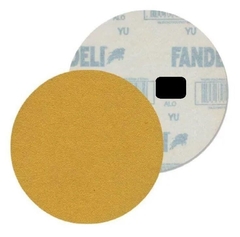 DISCO DE LIJA AMARILLO C/VELCRO P/MADERA 6" x #180