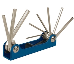 JUEGO DE 9 LLAVES HEXAGONAL (ALLEN) STD TIPO NAVAJA CON CUERPO DE LAMINA MOD.ALL-9P TRUPER
