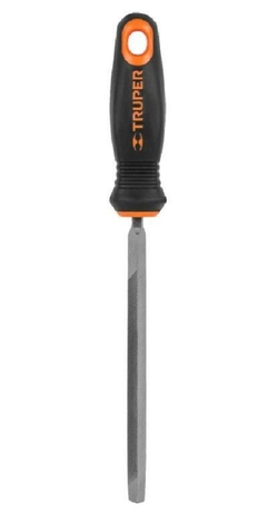 LIMA TRIANGULO PESADO 6" CON MANGO DOBLE INYECCION COMFORT GRIP MOD.LTP-6T TRUPER