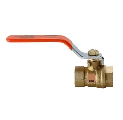 VALVULA ESFERA (DE PASO) ROSCABLE, LATON 300WOG 1/2" MOD.ES65202 B&K
