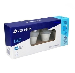 PAQUETE DE 4 FOCOS LED 14W (EQUIVALE A 100W ) LUZ FRIA MOD.LED-100FX14 VOLTECK