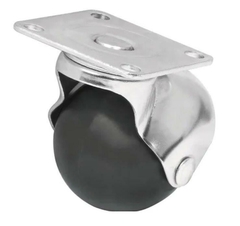 RODAJA (LLANTA) ESFERICA CON PLACA SISTEMA DE FIJACION:40mm x 40mm x ALTURA:56mm CARGA 40KG MOD.RO-40P FIERO