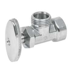 VALVULA (LLAVE) DE PASO ANGULAR 1/2", VUELTA COMPLETA MOD.ANG-02 FOSET