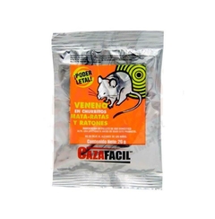 VENENO (CHURRITOS) PARA RATON 20GR CAZAFACIL