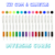 KIT 4 CANENTAS CANETA ESFEROGRÁFICAS COLORIDAS PONTA FINA 0.55MM - NEW PEN