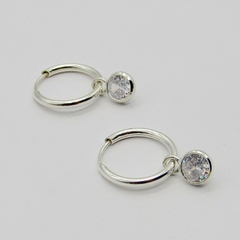AROS CUBANOS PLATA COMUN N°00 CON DIJE CUBIC