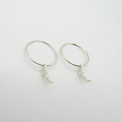 AROS CUBANOS PLATA COMUN N°5 CON DIJE ALA
