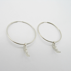 AROS CUBANOS PLATA COMUN N°7 CON DIJE ALA
