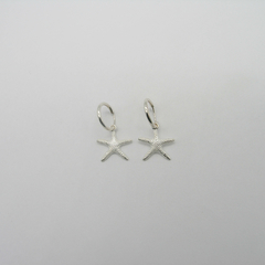 AROS CUBANOS PLATA COMUN N°00 CON DIJE ESTRELLA DE MAR
