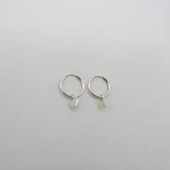 AROS CUBANOS PLATA COMUN N°0 CON DIJE CORAZON INFLADO
