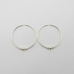 AROS CUBANOS PLATA COMUN N°7 CON 3 BOLITAS