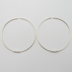 AROS CUBANOS PLATA COMUN N°0 CON 3 BOLITAS