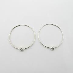 AROS CUBANOS PLATA COMUN N°6 CON 1 BOLA PICADA