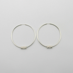 AROS CUBANOS PLATA COMUN N°6 CON TUBO GUARDA GRIEGA