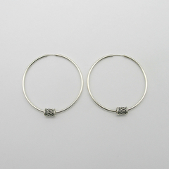 AROS CUBANOS PLATA COMUN N°6 CON TUBO BALI