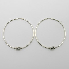 AROS CUBANOS PLATA COMUN N°7 CON TUBO BALI