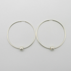 AROS CUBANOS PLATA COMUN N°7 CON TUBO FLORES