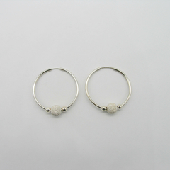 AROS CUBANOS PLATA COMUN N°4 CON 1 BOLA PICADA Y 2 BOLITAS