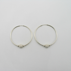 AROS CUBANOS PLATA COMUN N°6 CON 1 BOLA PICADA Y 2 BOLITAS