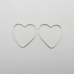 AROS PLATA CORAZON N°2