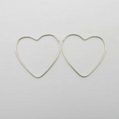 AROS PLATA CORAZON N°3